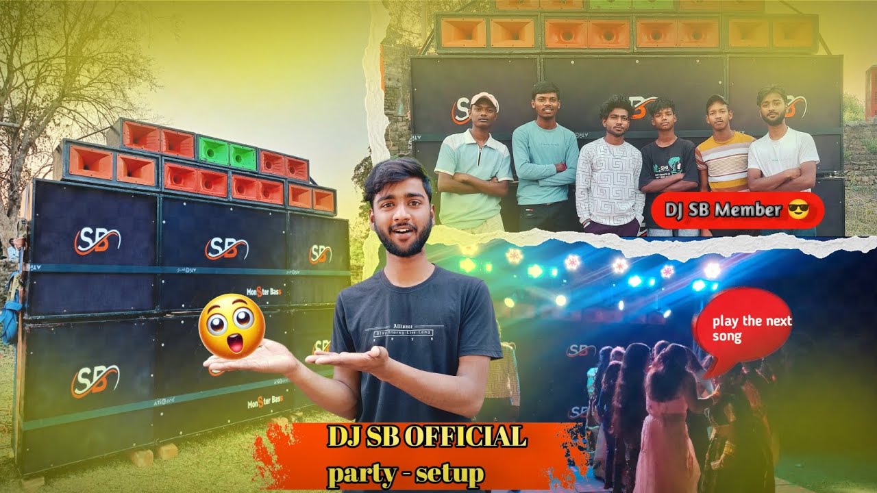 Dj SB Party Setup And Lighting Full Vlog 