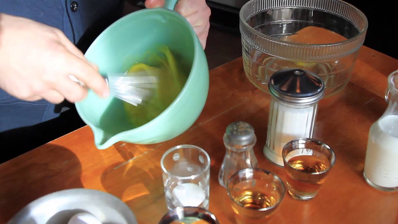 Sun Liquor's aged eggnog recipe