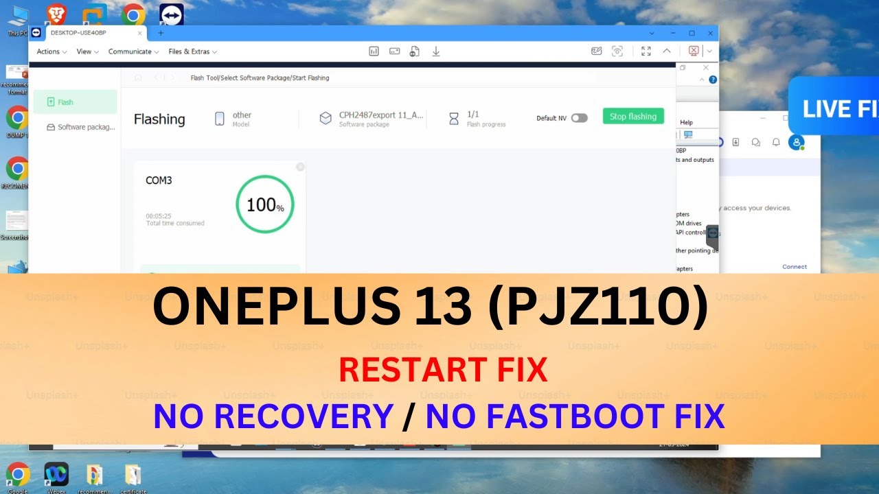 Unbrick Oneplus 13 [PJZ110] | Oneplus 12 | Oneplus 11 | Oppo Flash Tool | Oplus Flash | Auth flash
