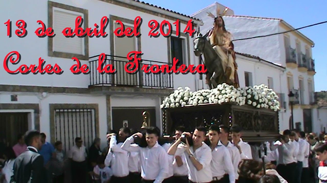 Domingo de Ramos, Palm Sunday, Semana Santa 2014 セマナサンタ最初の宗教行列『ロバに乗るイエスキリスト像』【スペイン】【白い村】 13 Apr, 14
