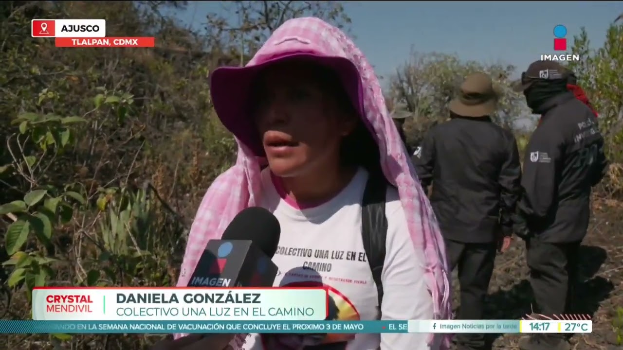 Madres buscadoras regresan al Ajusco para encontrar a sus seres queridos | Crystal Mendivil