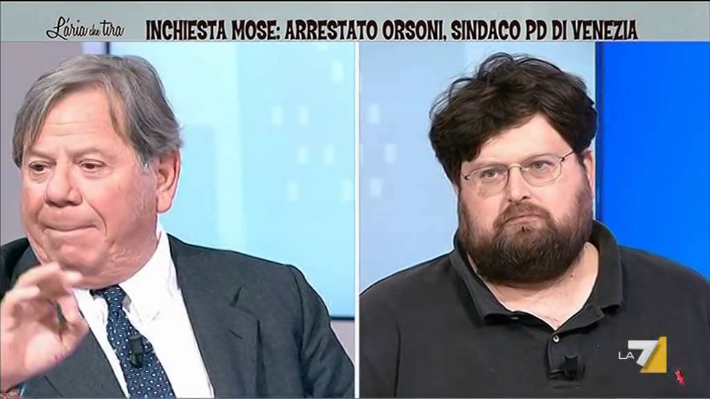 Lite Bianconi vs Adinolfi - Bianconi: 'Sei un essere immondo', Adinolfi: 'ti querelo'