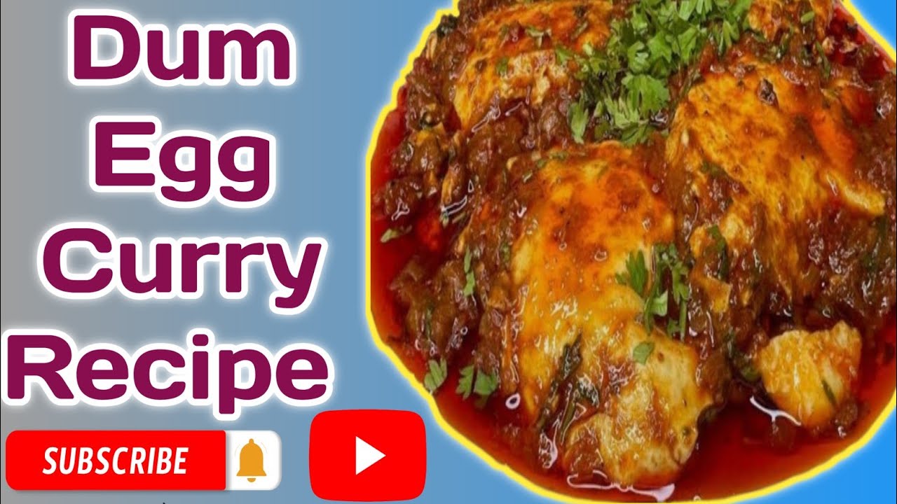 Dum Egg Curry Masala Curry Recipe| Bina Anda Ubale Tasty Anda Curry Kaise Banaye| #food #recipe #yt 