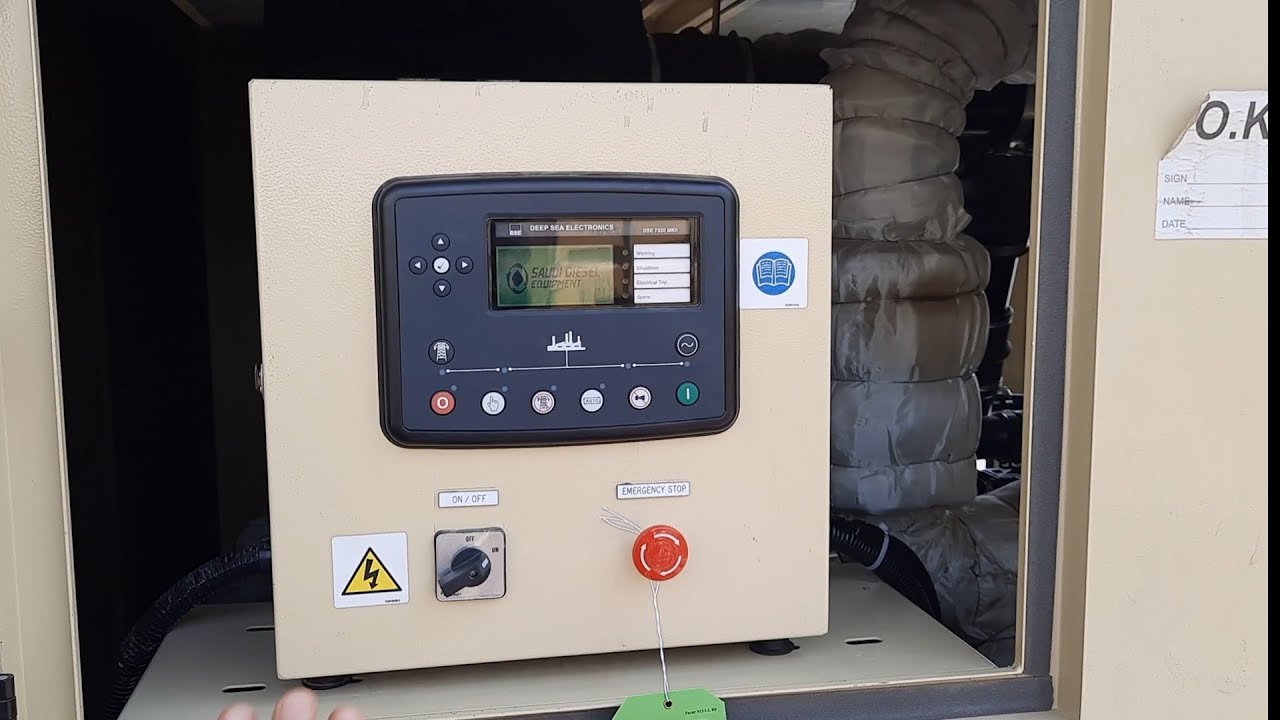 How to start a new generator | Saudi Diesel Equipment | G 530XW | Doosan | Toktok kawayan