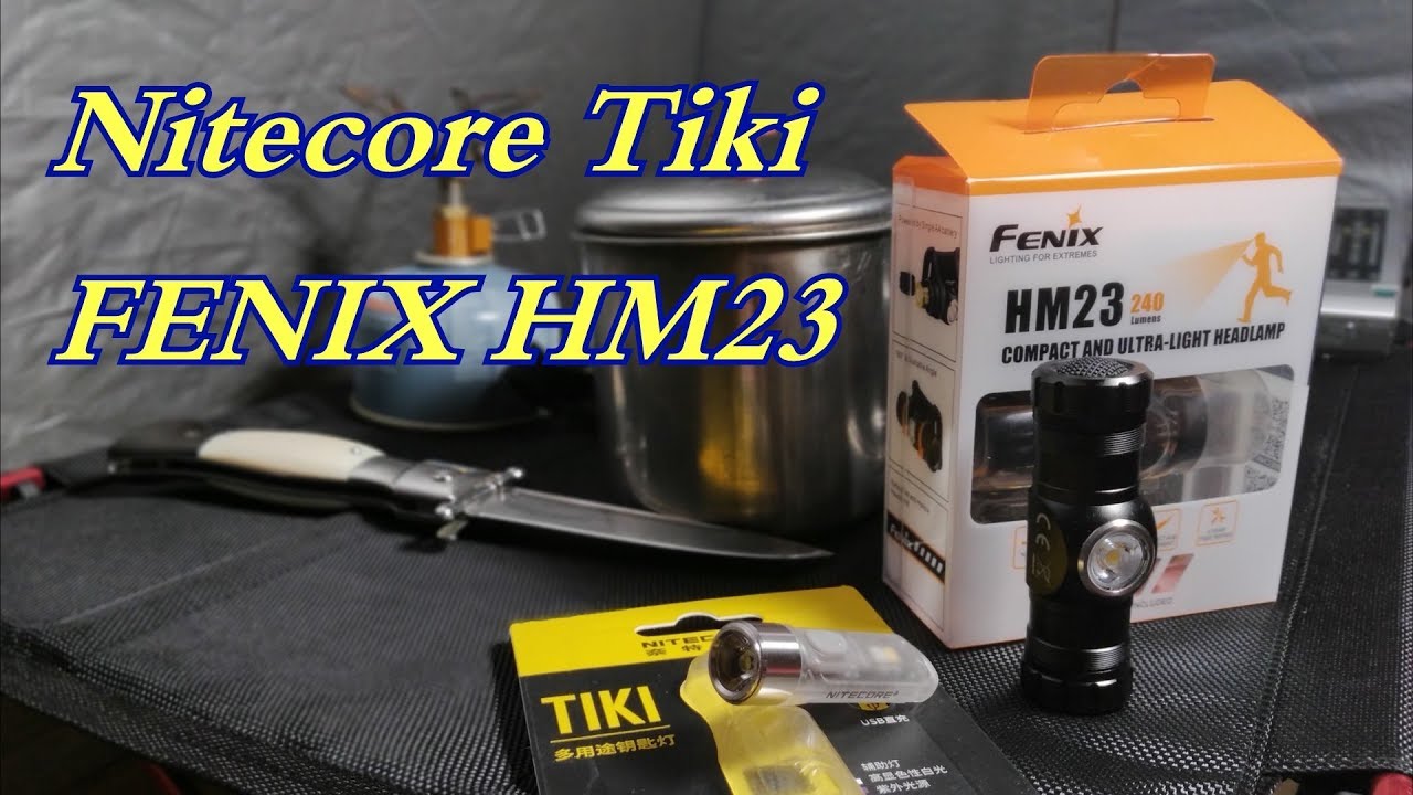 Nitecore TIKI и Fenix HM23 Обзор в палатке