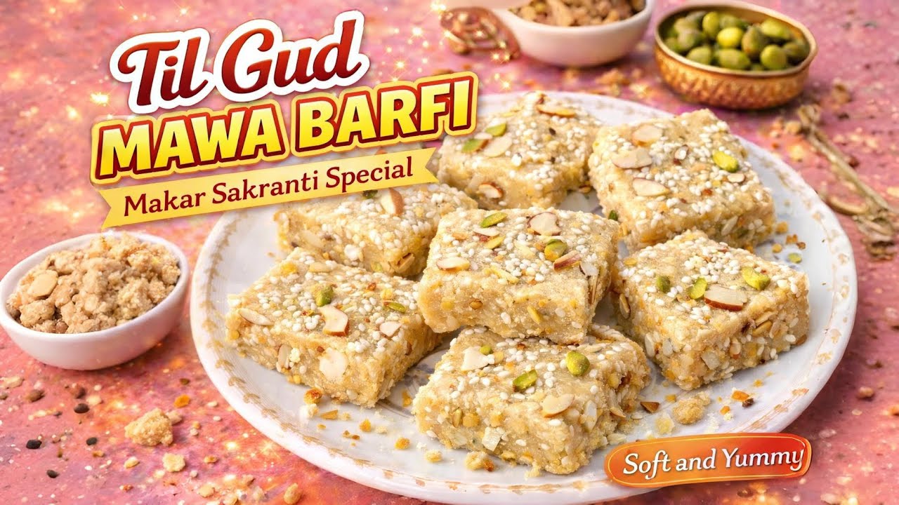 Til Gud Mawa Barfi | Soft & Yummy Makar Sankranti Special Sweet
