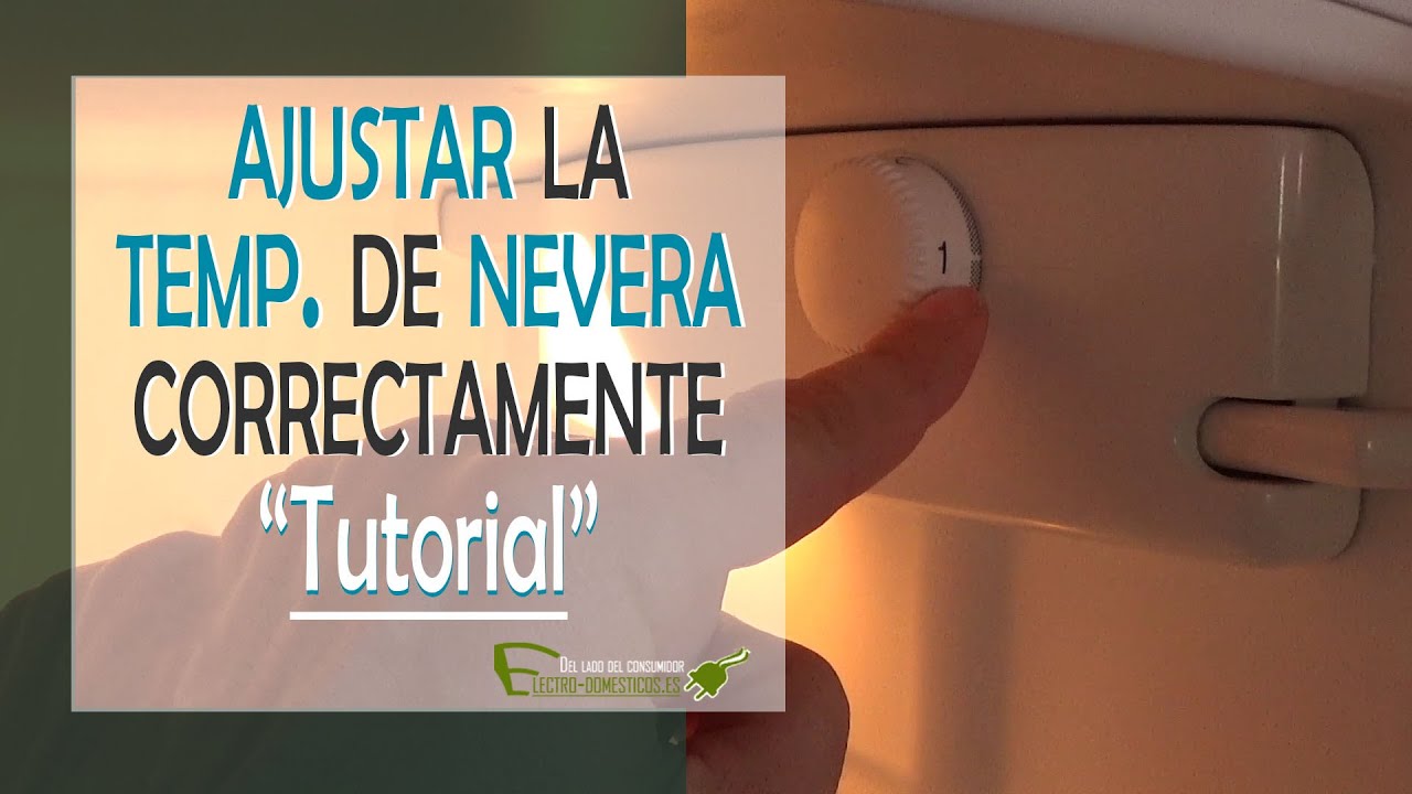 Regulación diferencia temperatura nevera entre selector manual y electrónico