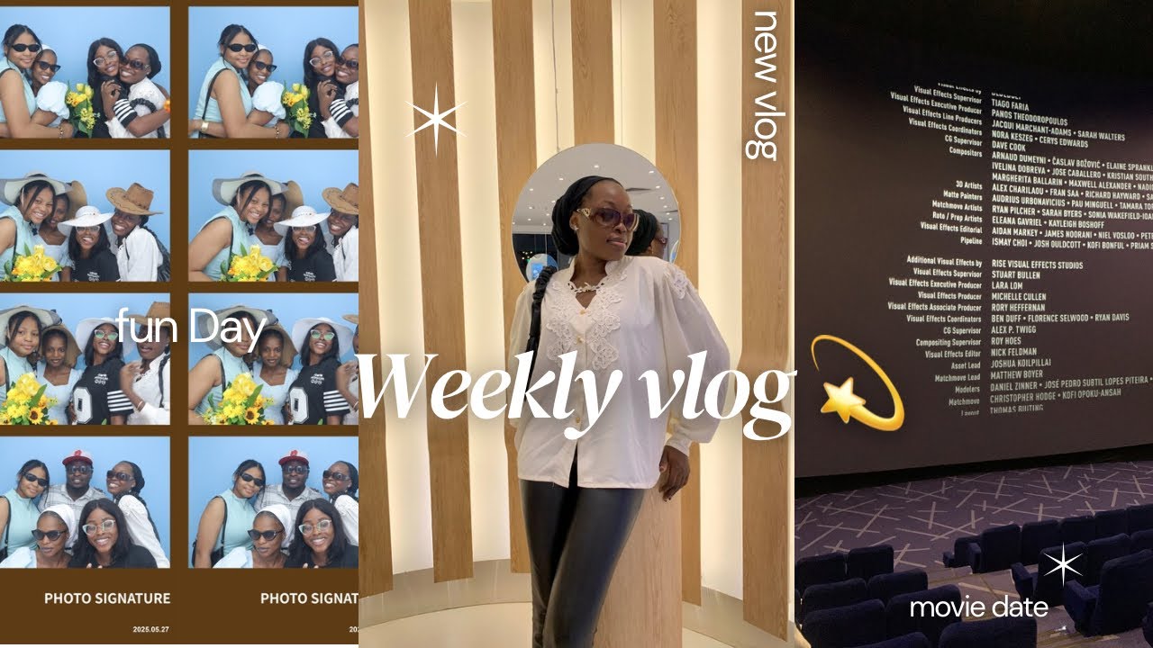 WEEKLY VLOG/ movie date,Photo Booth, scary death house house. Getting degree 📜