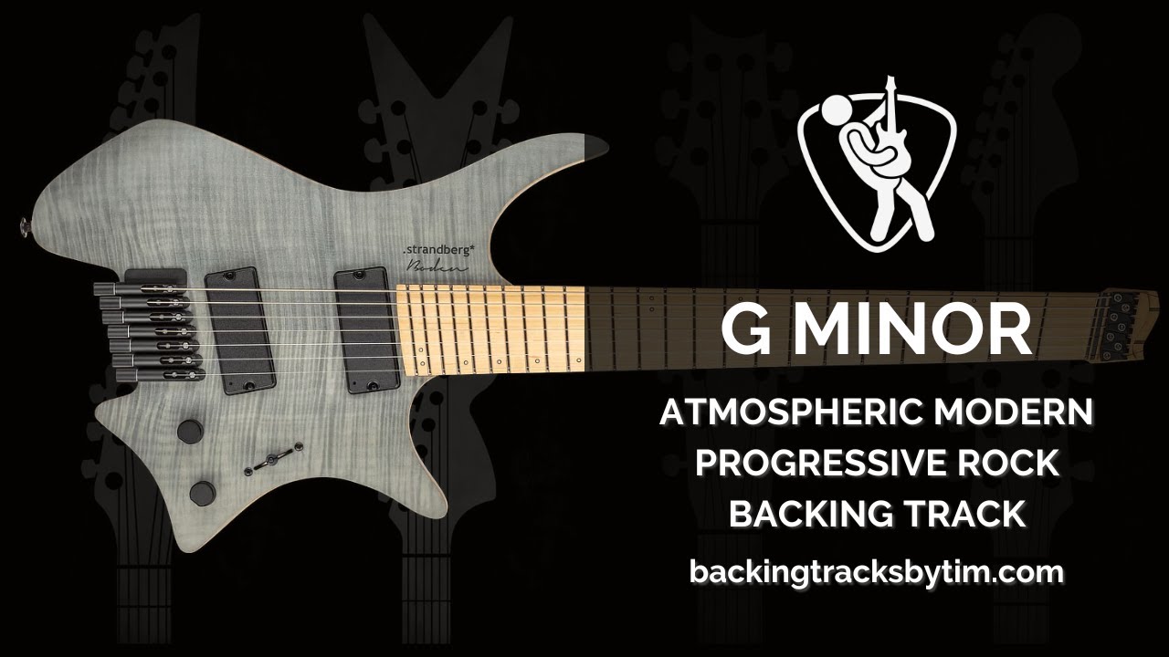 Atmospheric Modern Progressive Rock Backing Track&nbsp;in G Minor | 95 BPM