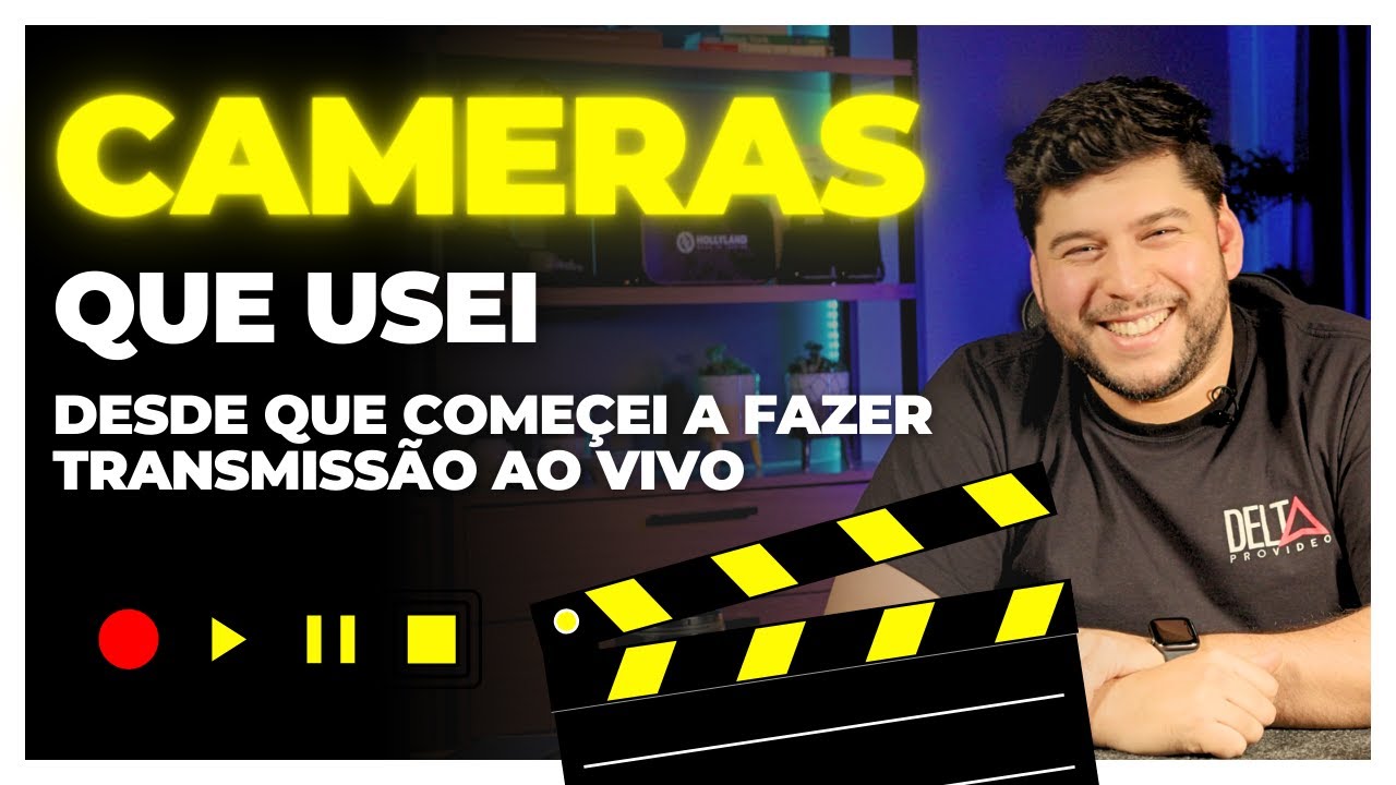 CAMERAS PARA TRANSMISSÃO AO VIVO - Quais foram as que eu usei 🤩