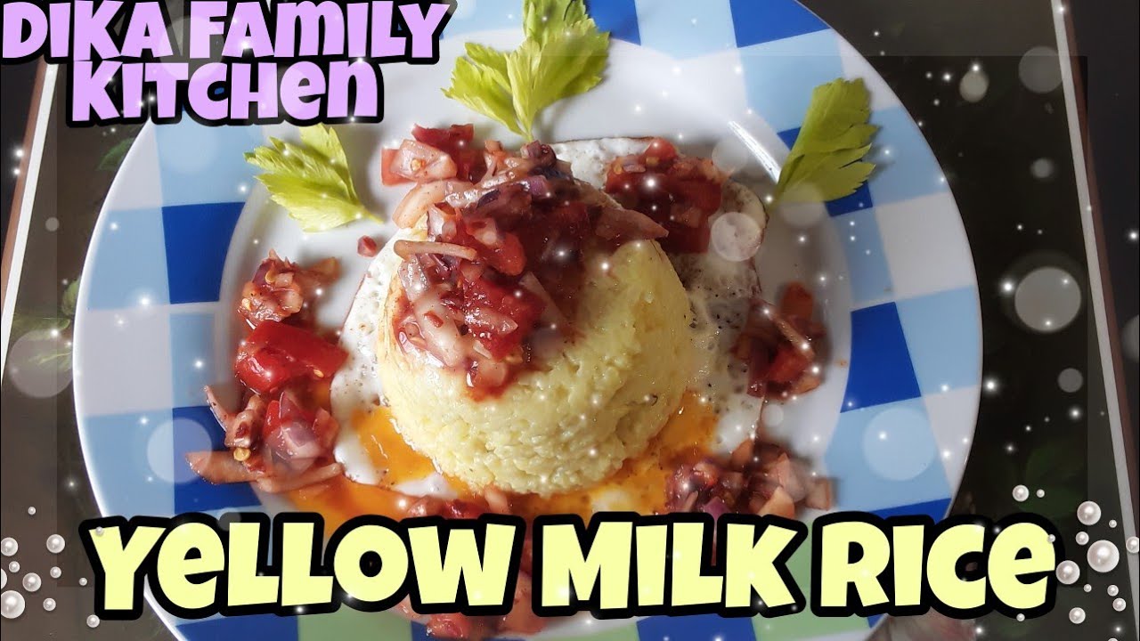 Yellow milk rice recipe by DiKa Family Kitchen