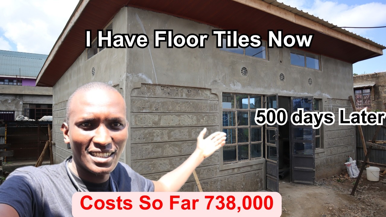 My House on a Budget Update/ Tiles/ Cost of Construction/ Building in Kenya- ep 26