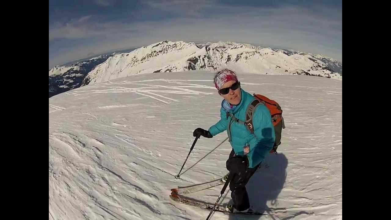 Another ordinary day in the French Alps: ski touring in Haute Savoie