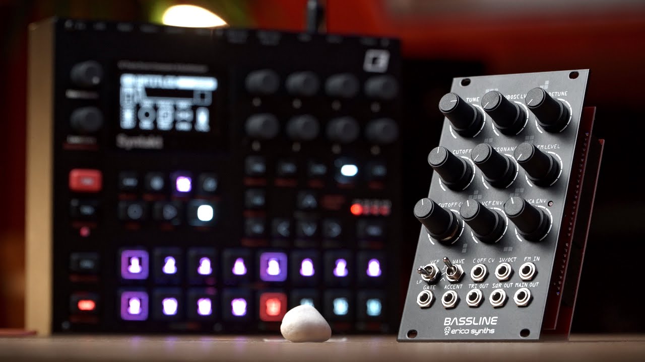 This is Bassline / Syntakt meets my Eurorack System