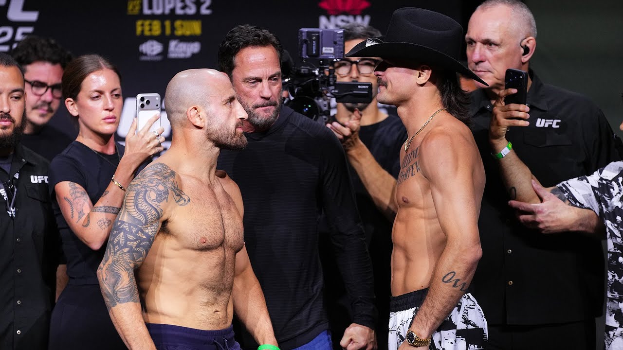 Encaradas da Pesagem | UFC 325: Volkanovski x Lopes 2