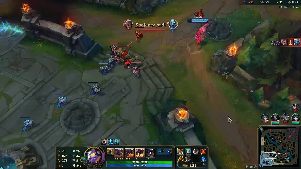 League of legends CZ/SK, placementy