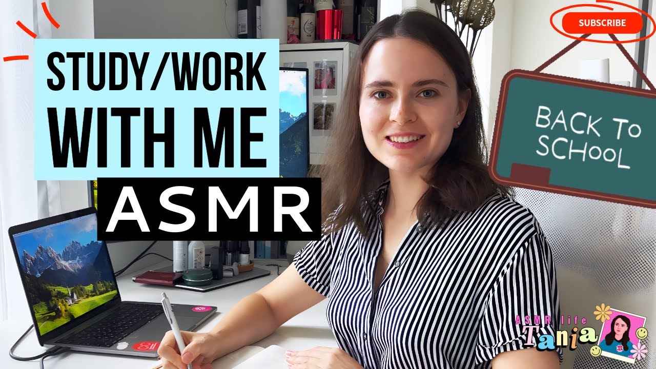#ASMR #StudyWithMe ✨ | Knowledge Day 🎓 Productive Typing & Writing Sounds | #BacktoSchool Motivation