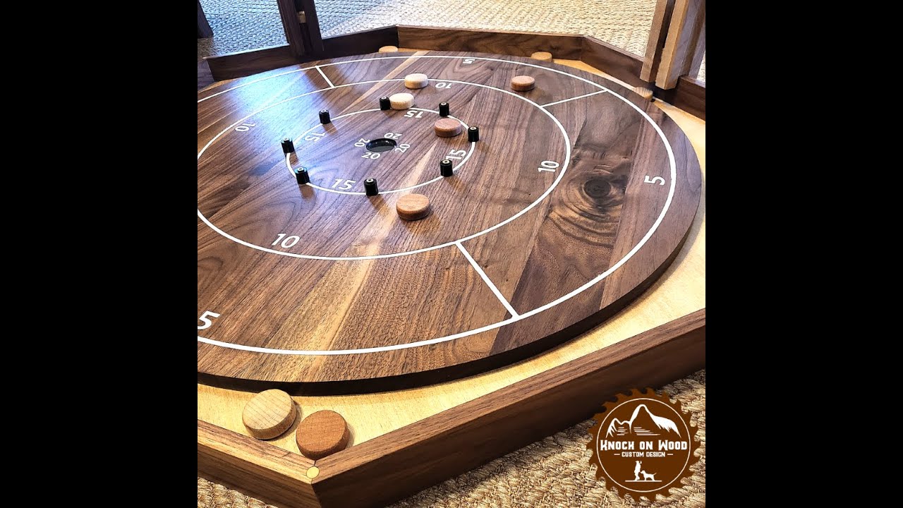 How to make a gorgeous Walnut Crokinole board.