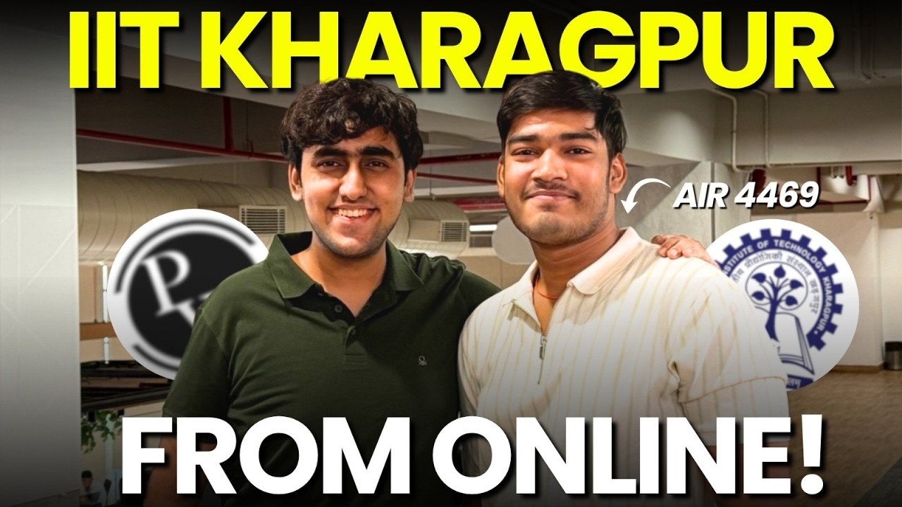 How He Cracked IIT KGP from Online Coaching | JEE 2027 | JEE 2028