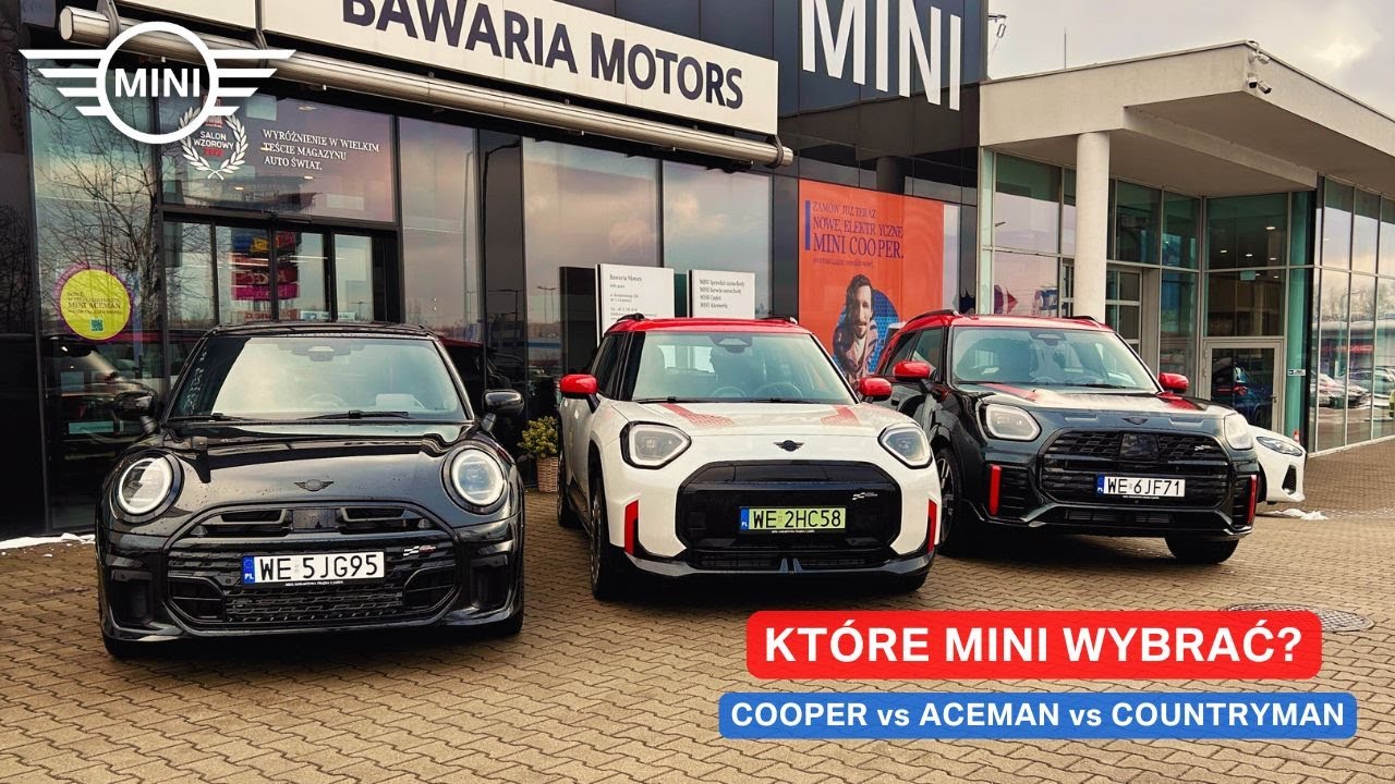 MINI Cooper vs Aceman vs Countryman | Który wybrać?