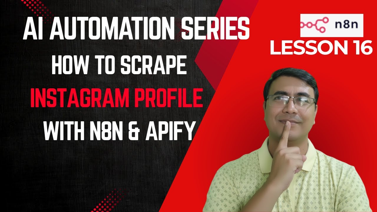 How to Scrape Instagram Profile with n8n & Apify?