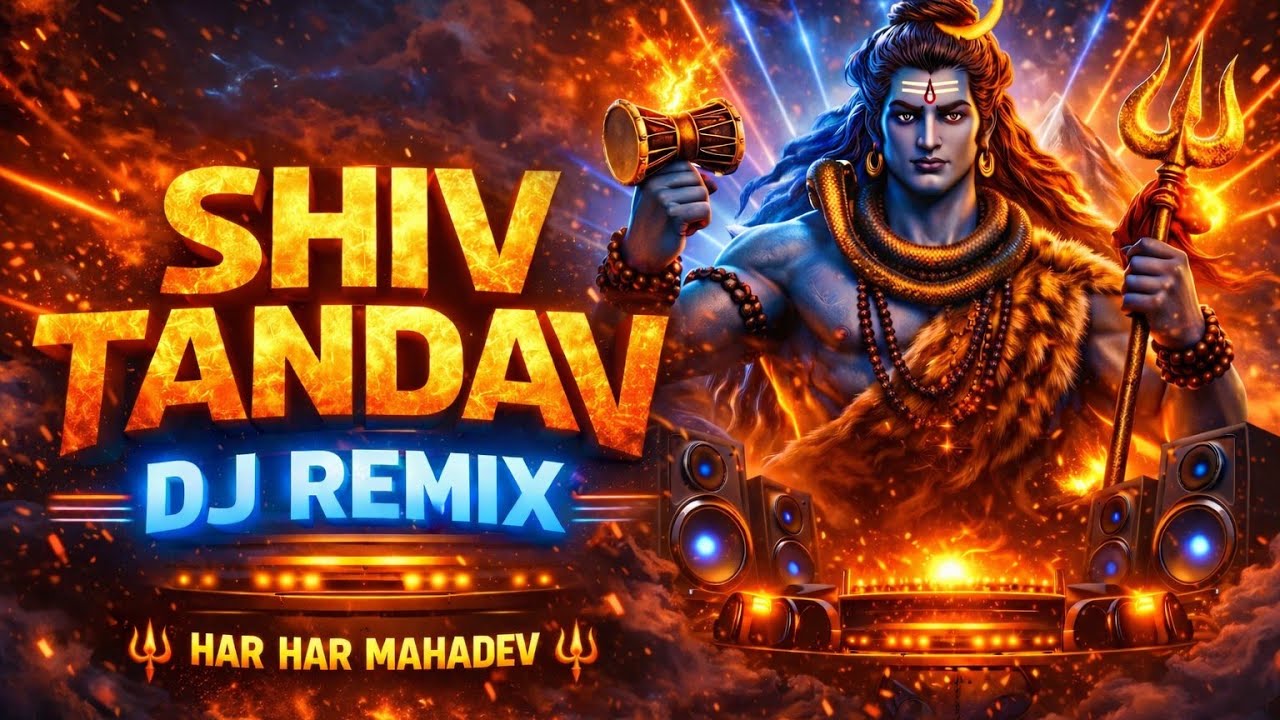 🔱 Shiv Tandav DJ Remix | Mahakaal Powerful EDM Bhajan | DJ Trance Bass | Akash AI Beats