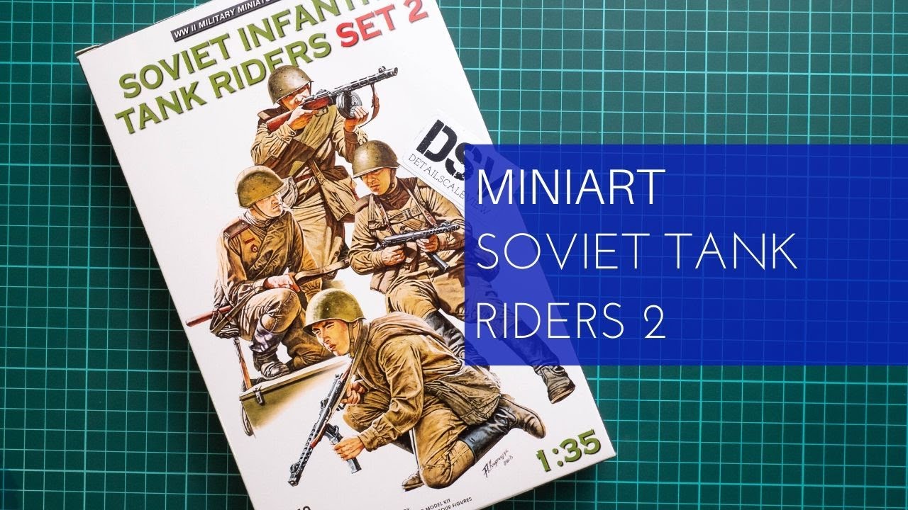 Miniart 1/35 Soviet Infantry Tank Riders 2 (35310) Review
