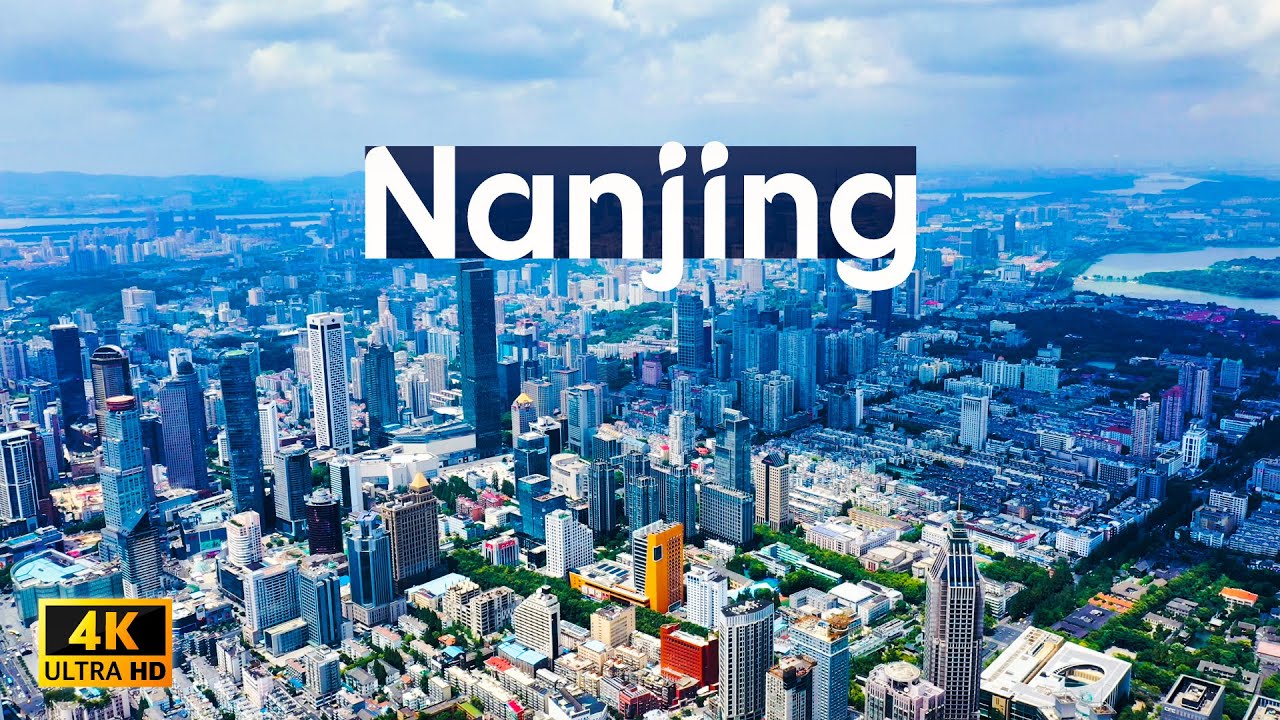 Nanjing, Jiangsu, China 🇨🇳 in 4k Ultra HD Drone Video