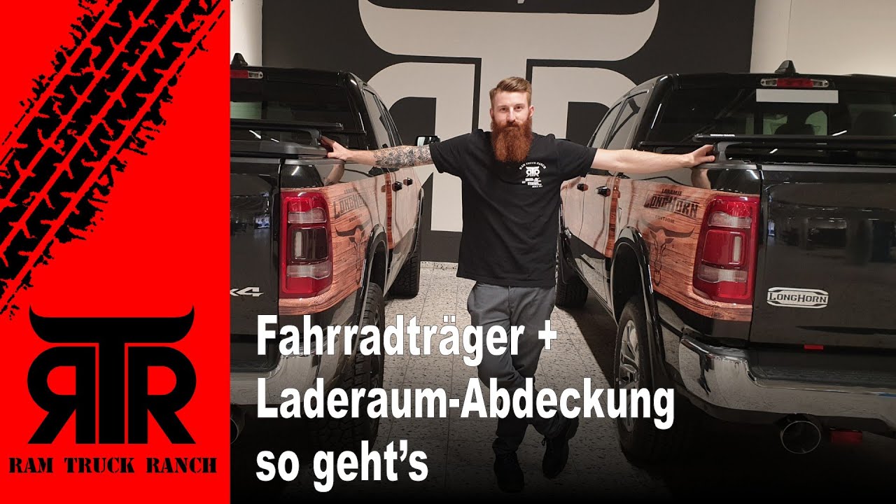 Fahrradtr&auml;ger + Laderaum-Abdeckung - so geht's - RTR - RAM Truck Ranch
