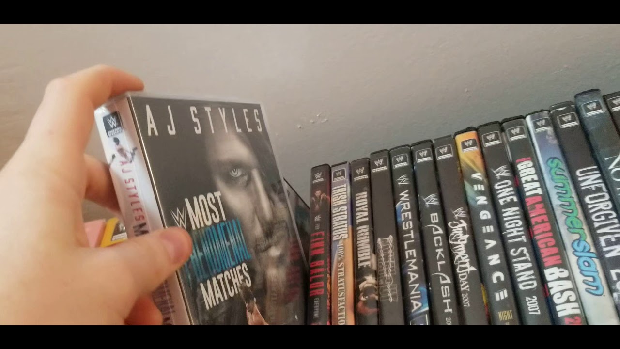 WWE DVD/BLU RAY Collection 2021