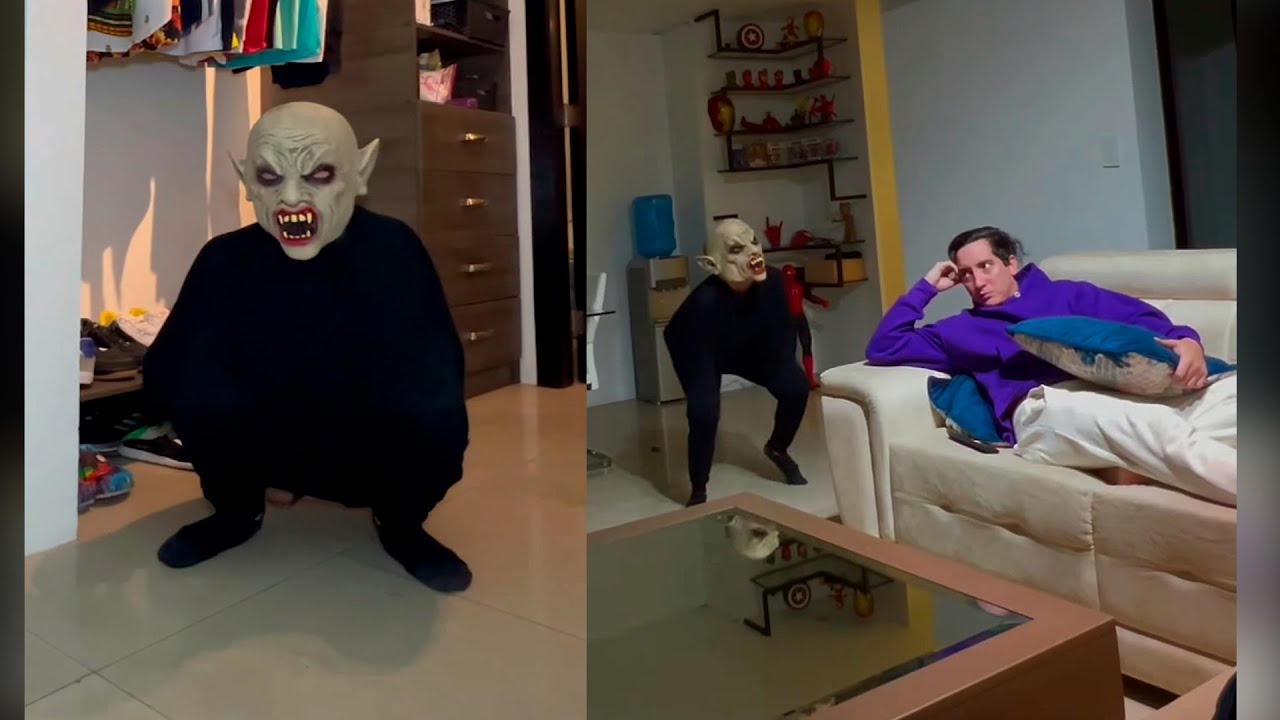 MI N0VIA me hace esta BROMA DE TERROR y ELLA TERMINA MAL sin querer [ Anthony Lencina ]