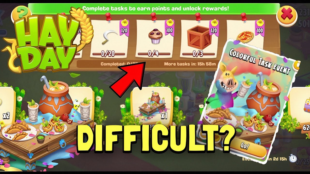 Hay Day Task Event: Indian Holi (2026)