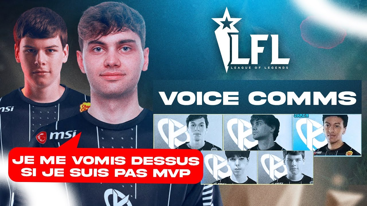JE ME VOMIS DESSUS SI JE SUIS PAS MVP | Karmine Corp LFL Voice Comms #3