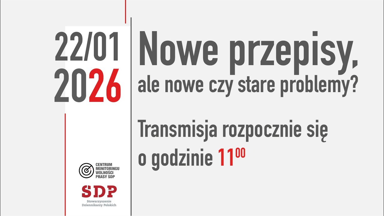 Dyskusja w SDP na temat rządowego projektu nowelizacji Ustawy o radiofonii i telewizji.