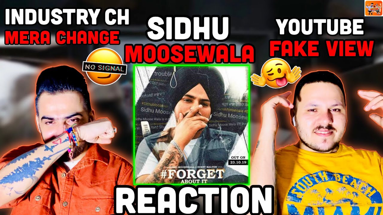 Reaction on FORGET ABOUT IT | Sidhu Moose Wala | Sunny Malton | Byg Byrd | ReactHub | Gold Media |