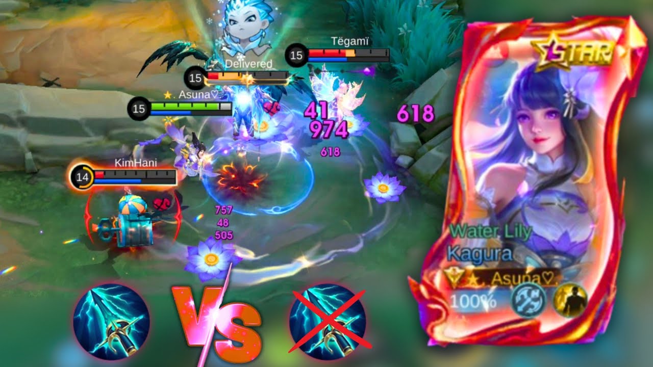 Sky Piercer vs No Sky Piercer on My Kagura 😤🔥 | Rank Gameplay | Mobile Legends
