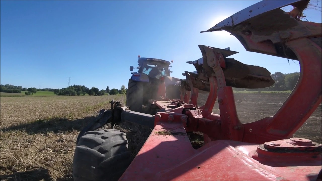 labour pour les colza en T6090 et kuhn 152 5 corps