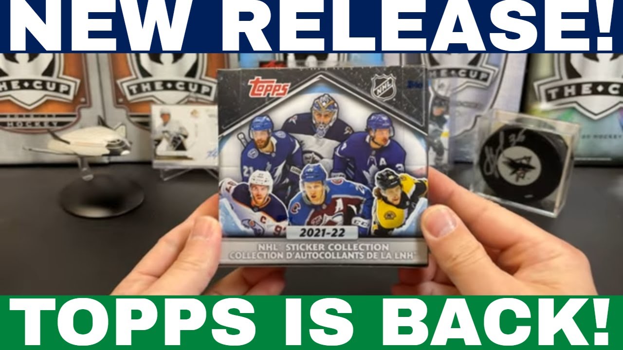 TOPPS is BACK! Opening up 2021-22 Topps NHL Sticker Collection!