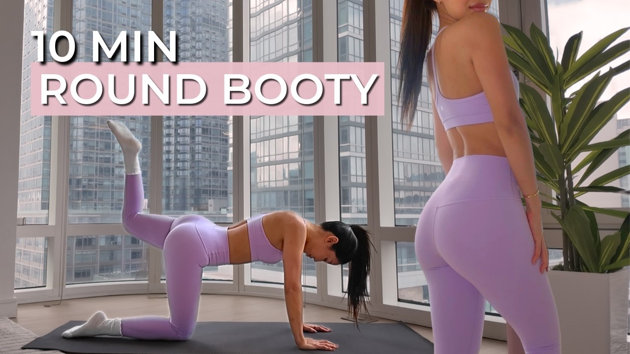 10 MIN Round Your Booty & Hip Dips Workout | pilates for rounder side glutes | no weights