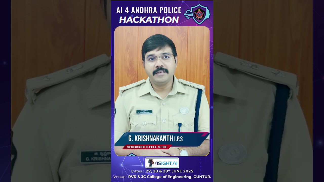 SP Nellore Invites AI Innovators | Code for Public Safety | Hackathon 2025