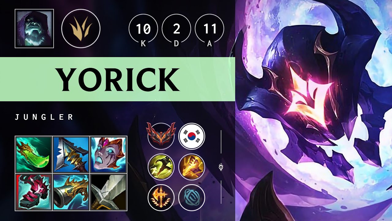 Yorick Jungle vs Darius - KR Grandmaster Patch 25.05