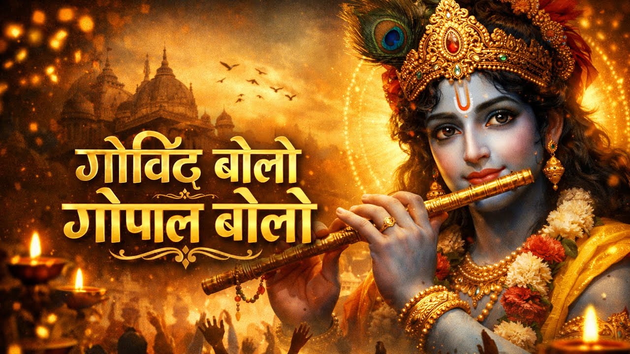 Govind Bolo Gopal Bolo | Radha Krishna Bhajan | Shree Krishna Bhakti Song | Jai Shree Krishna