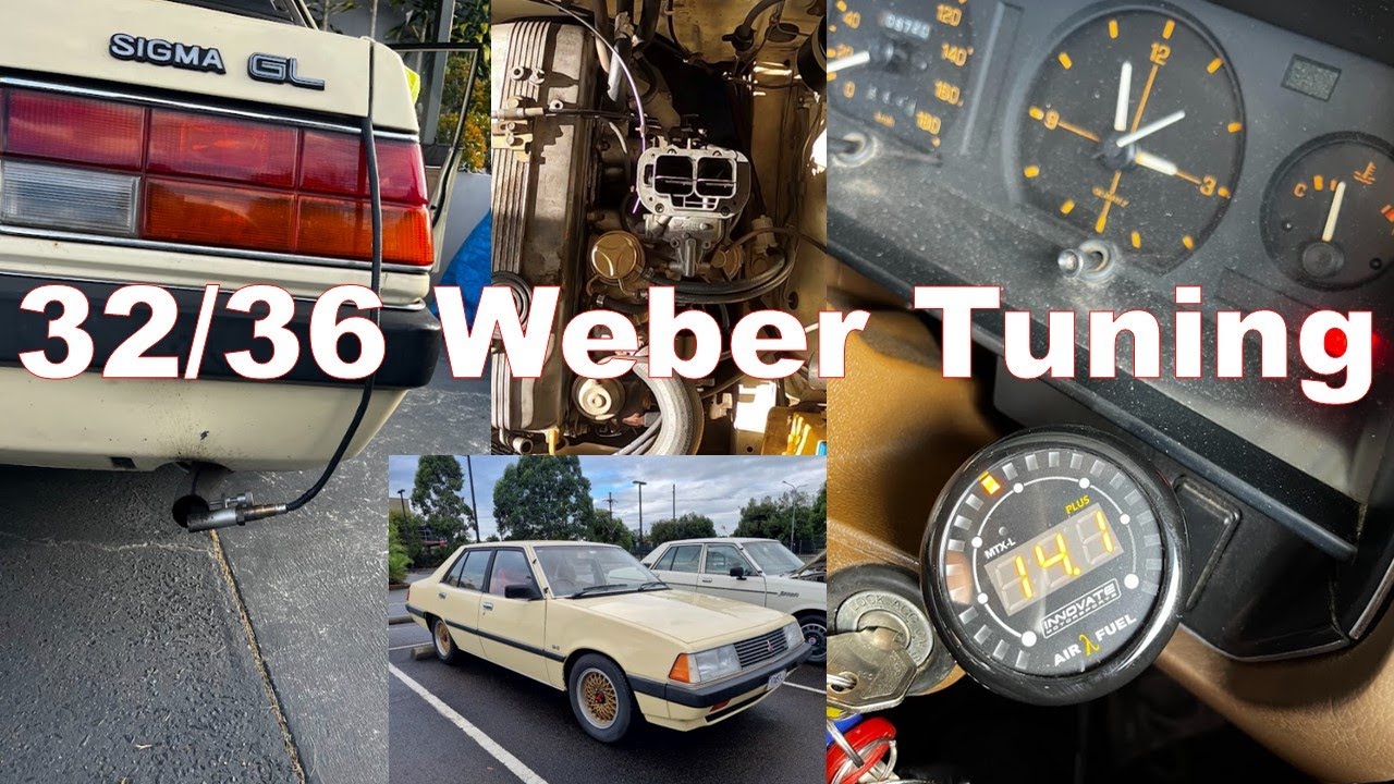 32/36 Weber Tuning on a Mitsubishi Sigma