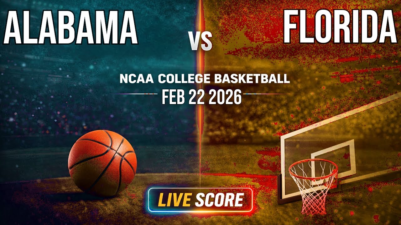 Alabama Vs Florida Live | Basketball | Live SCOREBOARD