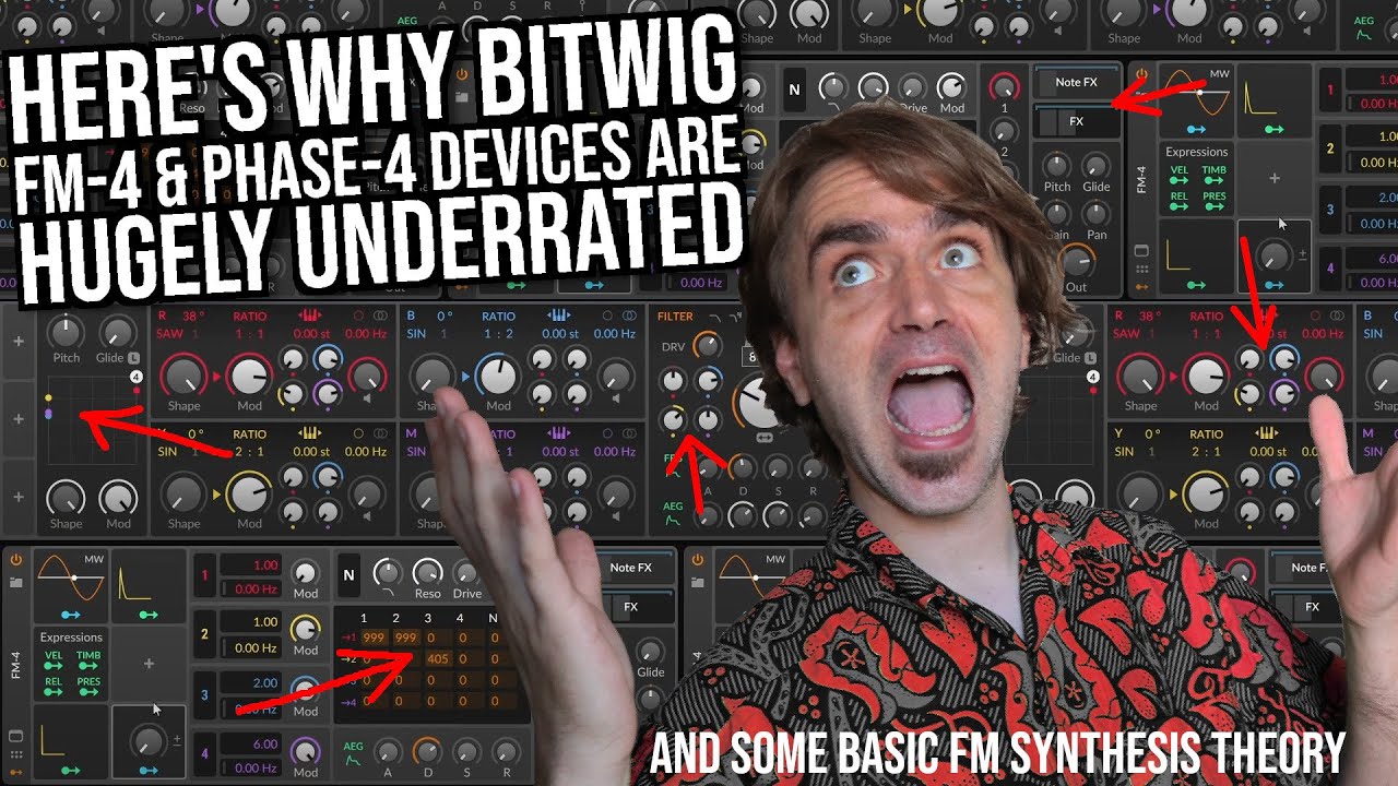 Here's Why Bitwig's FM-4 and Phase-4 Are Actually HUGELY Underrated - And Some FM Basics