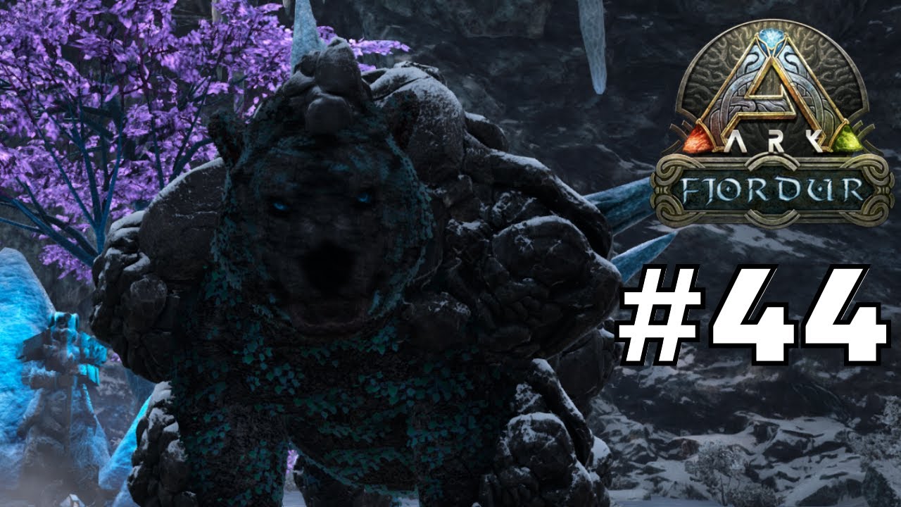 BATALHA CONTRA O MINI BOSS STEINBJORN O URSO FEROZ!!! ARK FJORDUR 44