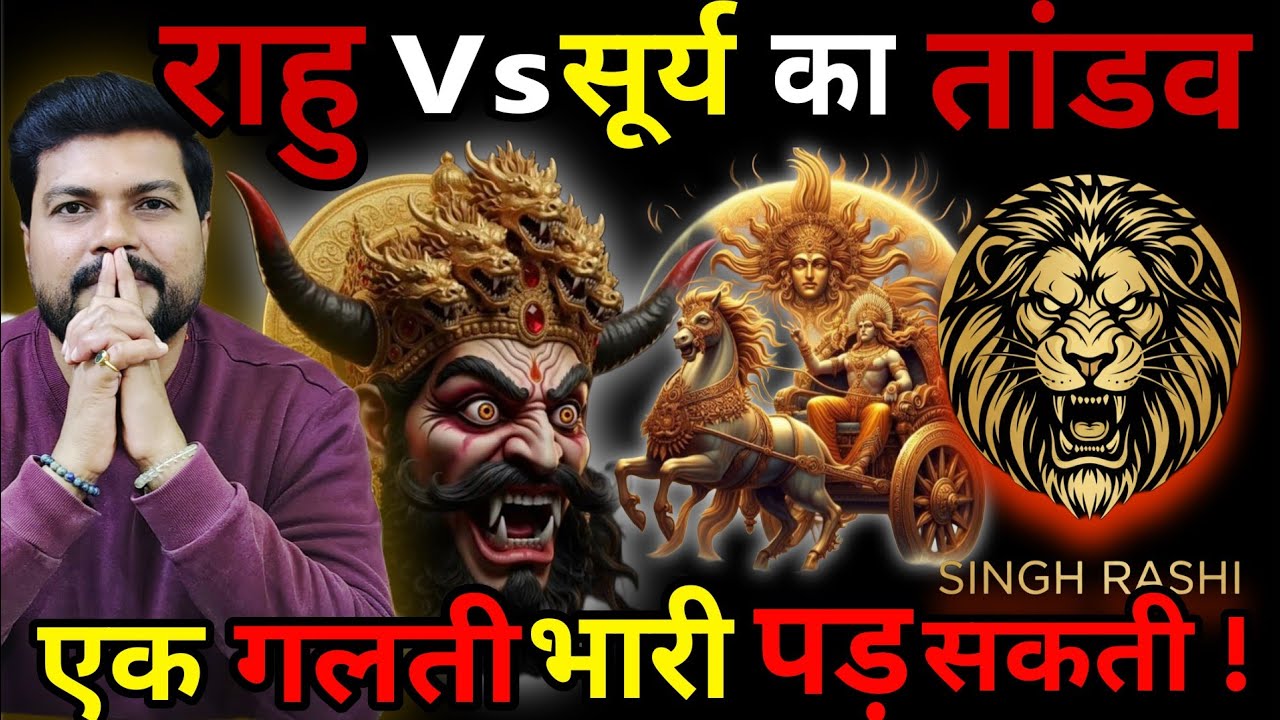 Singh Rashi | Rahu Vs Surya Savdhan Ek galti sb barbaad Abhi dekhlo warna pachtoge! 