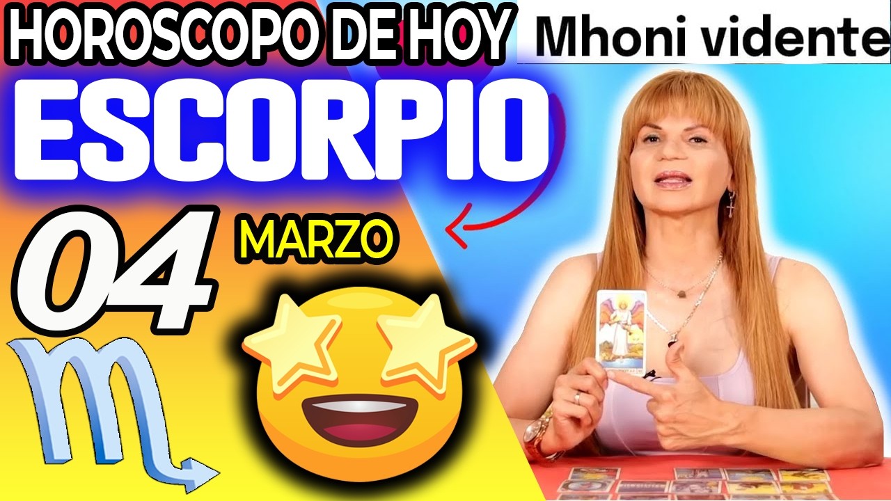 ESCORPIO ♏INCREIBLE😲 MIRA LO QUE VIENE PARA TI💰 Horóscopo De Hoy 4 De Marzo 2026 | Mhoni Vidente