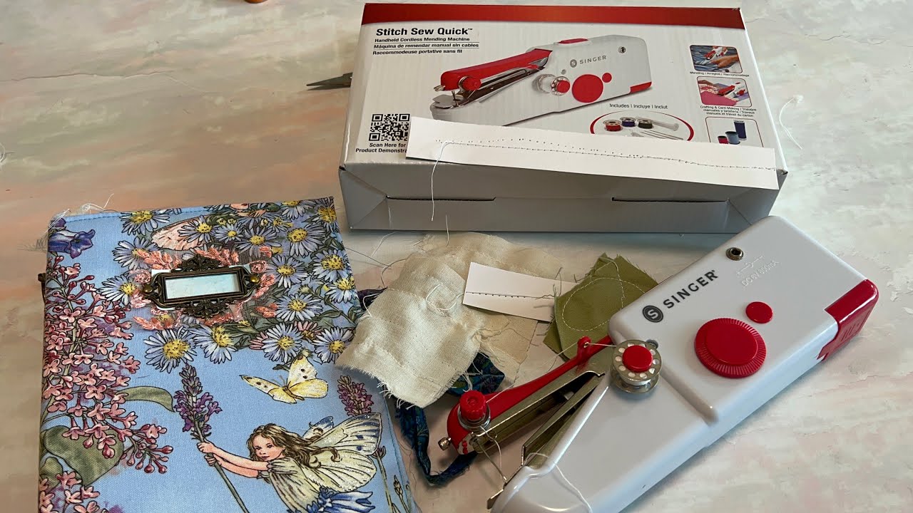 Handheld sewing machine // will this work for journalers? // review