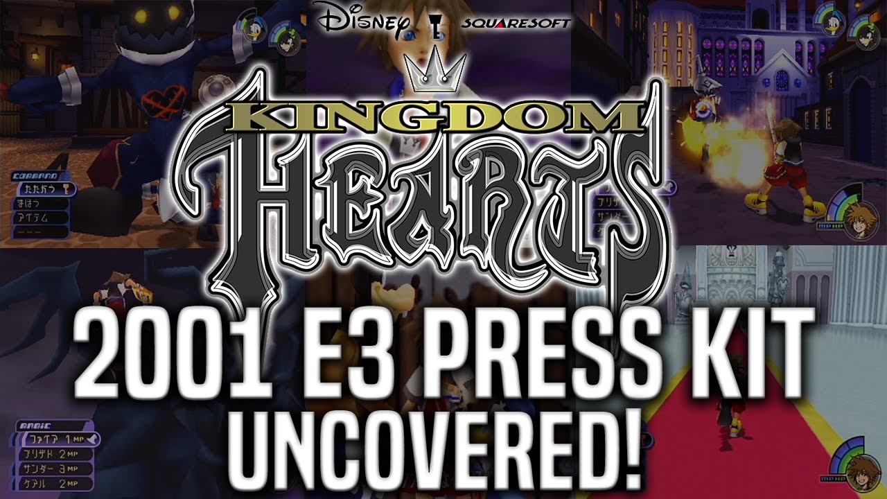 Kingdom Hearts E3 2001 Press Kit Has Been Uncovered!